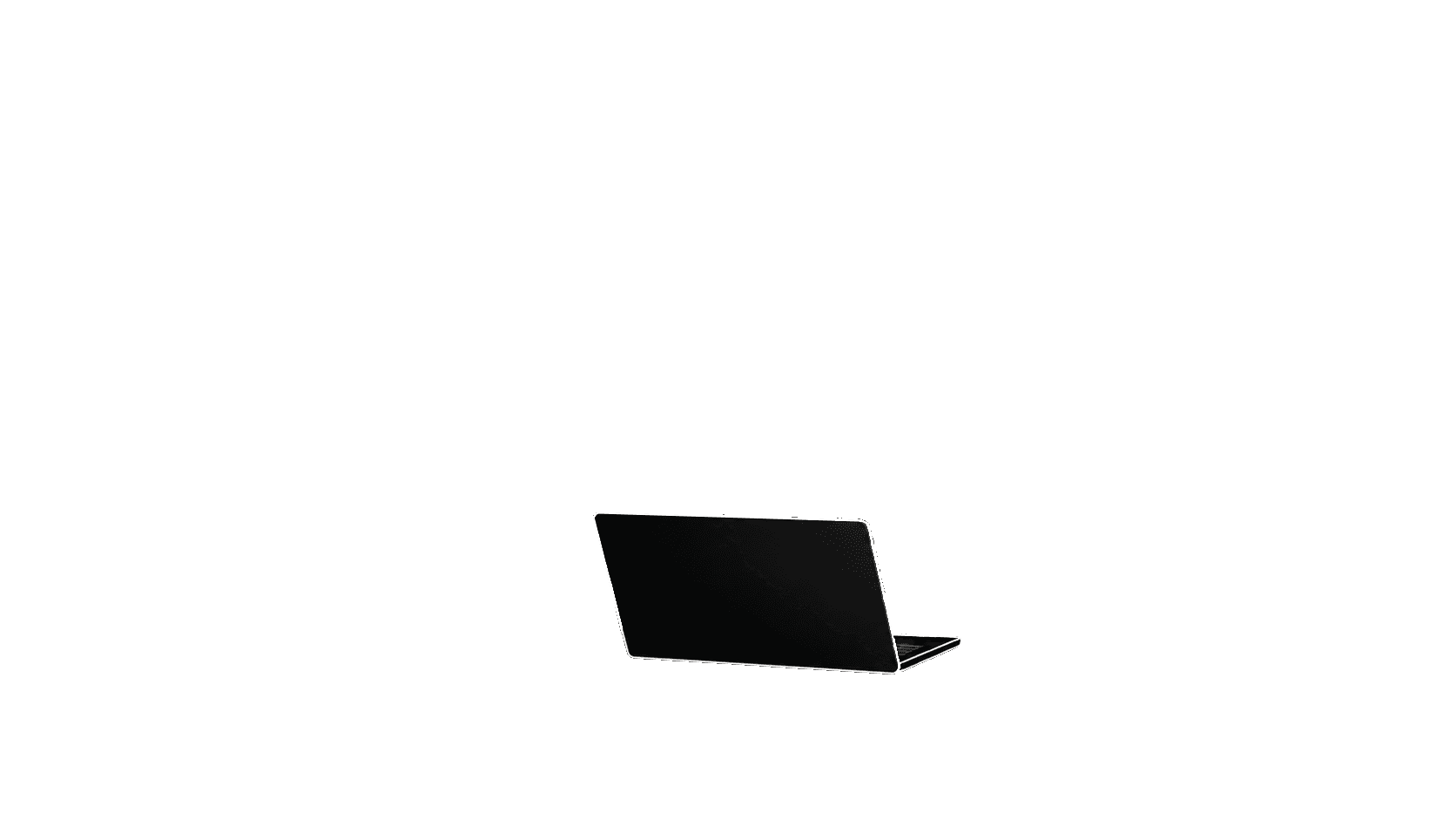 Ordinateur portable du bureau